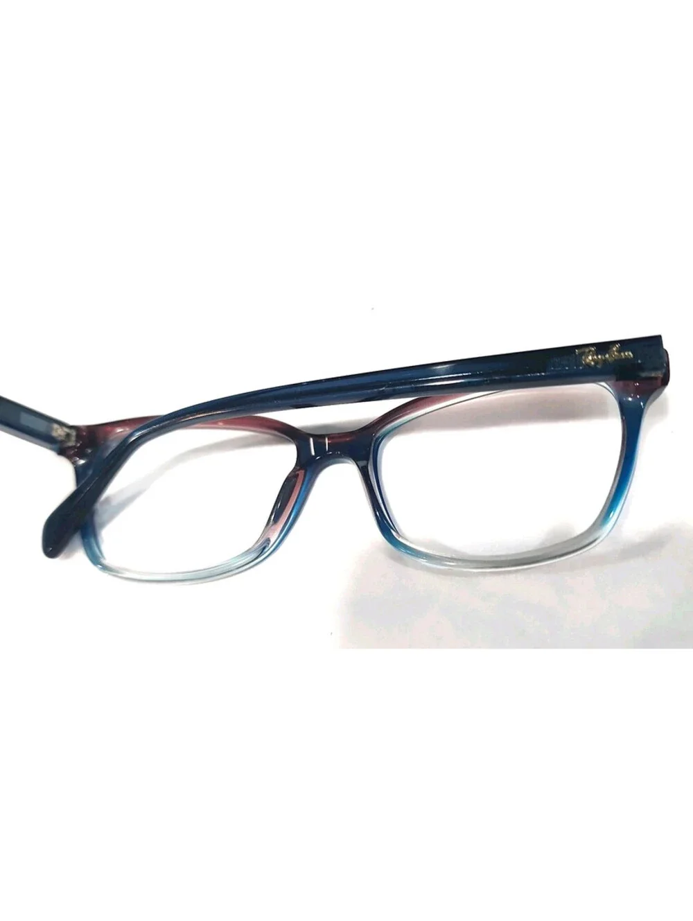 Ray Ban RB5362 5834 Glossy Blue Fade Square Eyeglasses Frame 52-17 140
